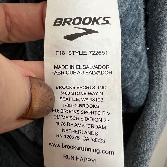 USMC Marathon Blue Heathered Zip up hoodie, sz L - Picture 9 of 9